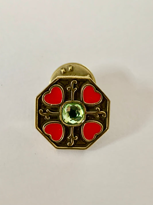 New Heart Garden Pin